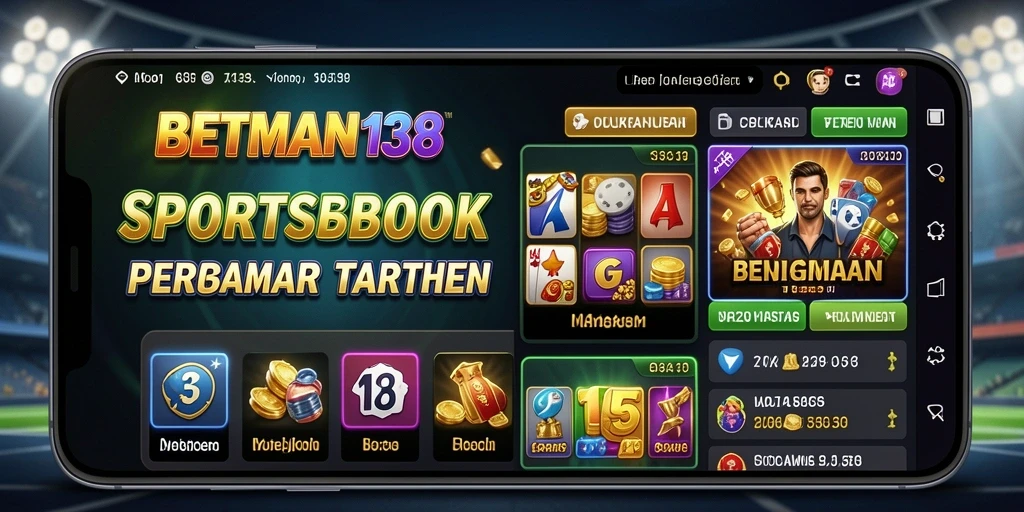 Tampilan menarik dari gameplay Sportsbook di BETMAN138.