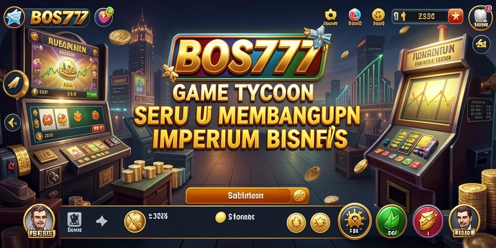 Screenshot gameplay BOS777 dengan fitur manajemen bisnis yang seru.