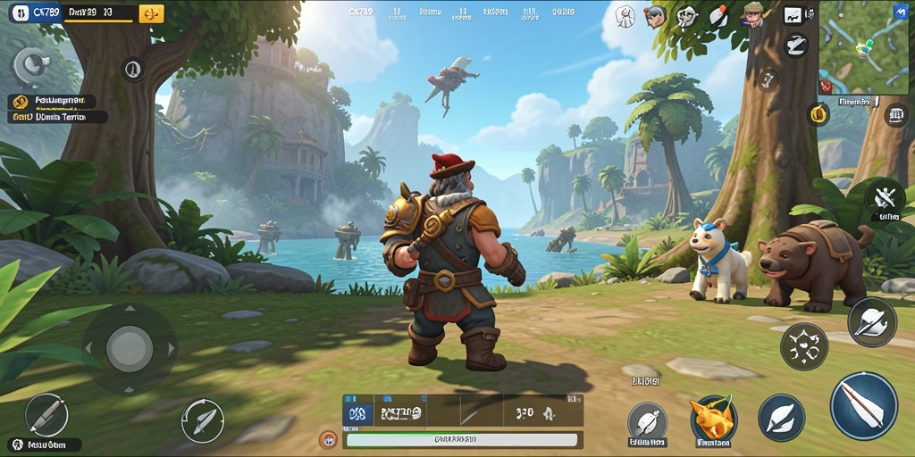 Gameplay Open World CK789 menampilkan eksplorasi yang mendebarkan.