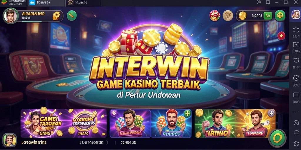Tampilan gameplay menakjubkan dari INTERWIN yang memikat pemain.