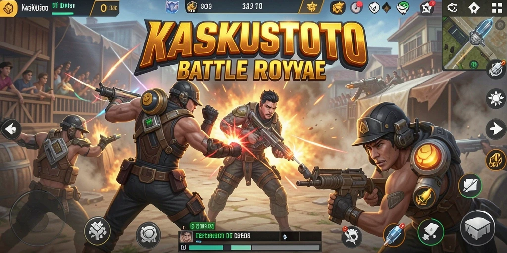 Tampilan gameplay menegangkan dari KASKUSTOTO yang penuh aksi.