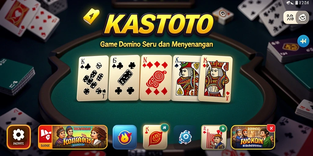 Tampilan gameplay KASTOTO yang menarik dan interaktif.