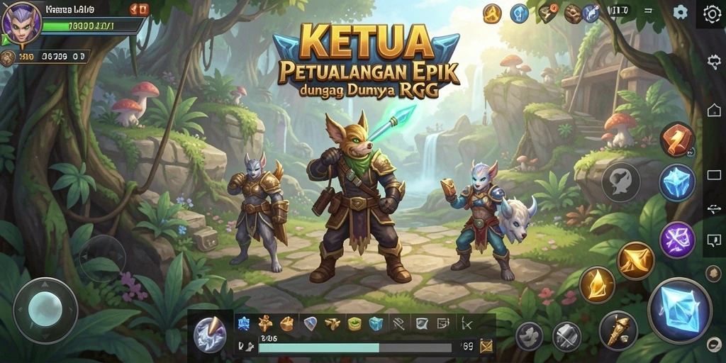 Tampilan gameplay KETUA yang menegangkan dan penuh aksi.