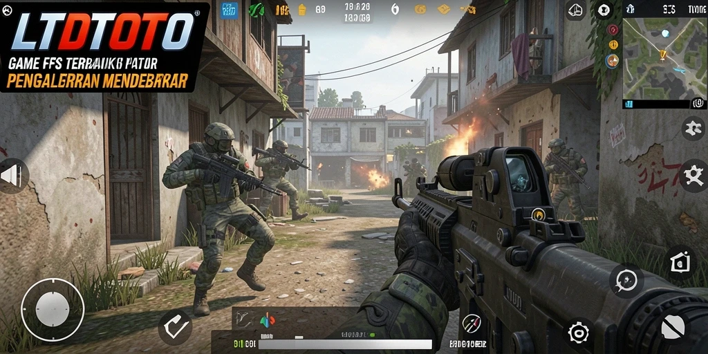 Tampilan aksi mendebarkan dalam gameplay LTDTOTO yang seru.