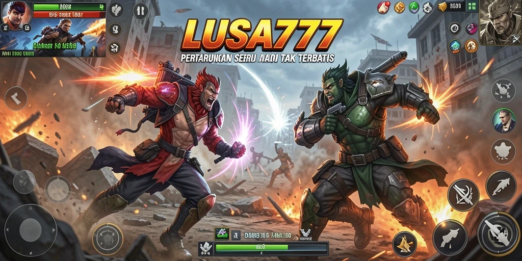 Gameplay seru dalam LUSA777 yang penuh aksi dan tantangan.