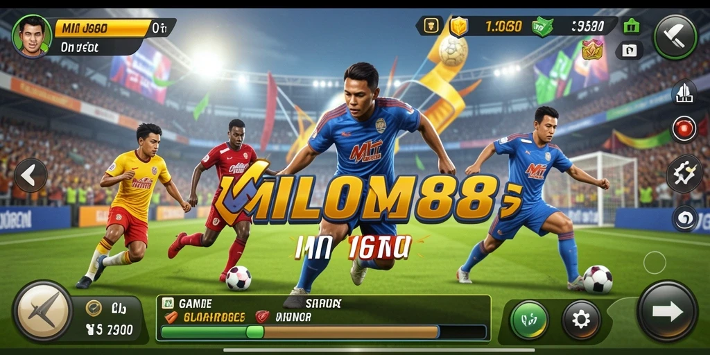 Tampilan screenshot gameplay seru MILO88 yang menggambarkan aksi olahraga.