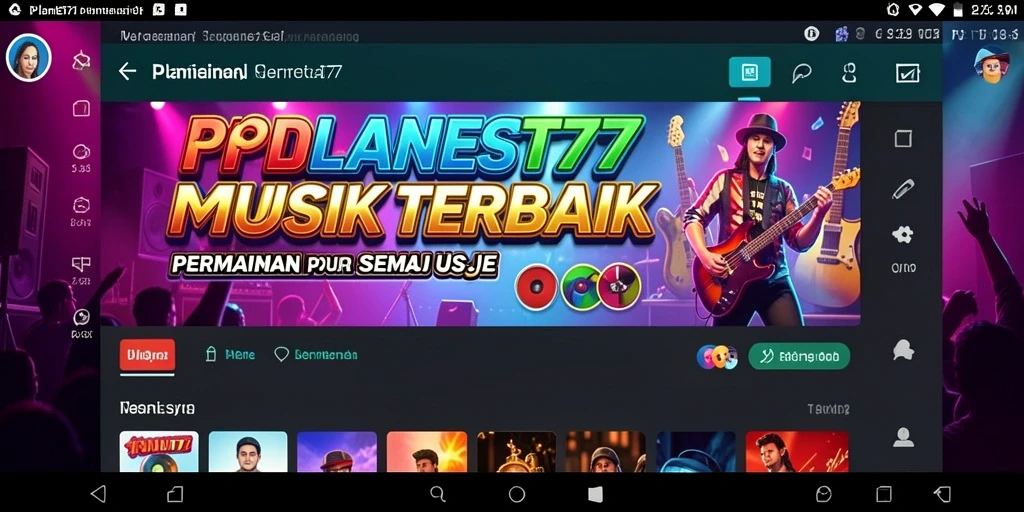 Tampilan gameplay PLANET77 yang seru dan interaktif.