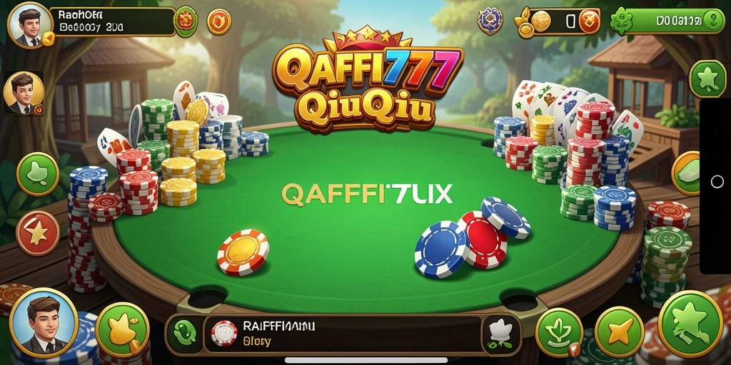 Screenshot gameplay RAFFI777 yang menunjukkan aksi QiuQiu penuh strategi.