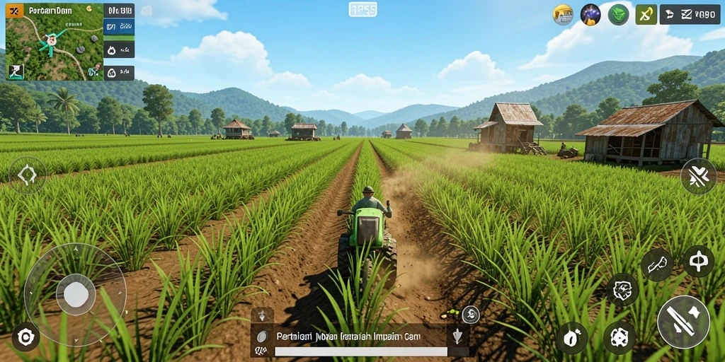 Tampilan gameplay RP55 yang menarik dan penuh warna.