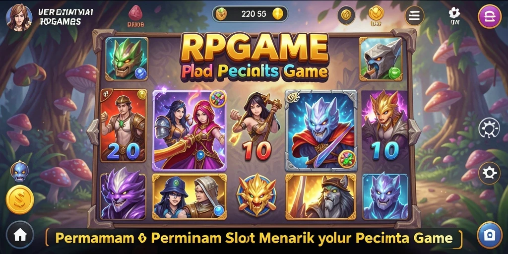 Screenshot RPGAME menampilkan gameplay slot yang seru dan menarik.