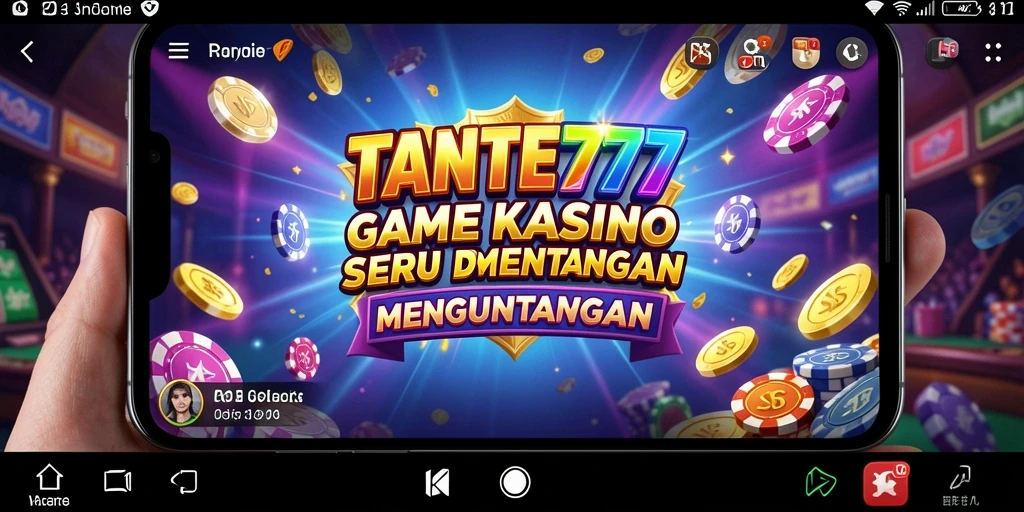 Screenshot utama TANTE777 menampilkan keseruan gameplay Kasino.