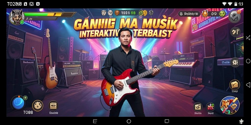 Tampilan gameplay TO288 yang penuh warna dan interaktif.