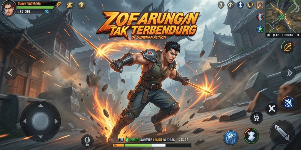 Gameplay intens ZOFAZA dengan aksi seru dan grafis menawan.